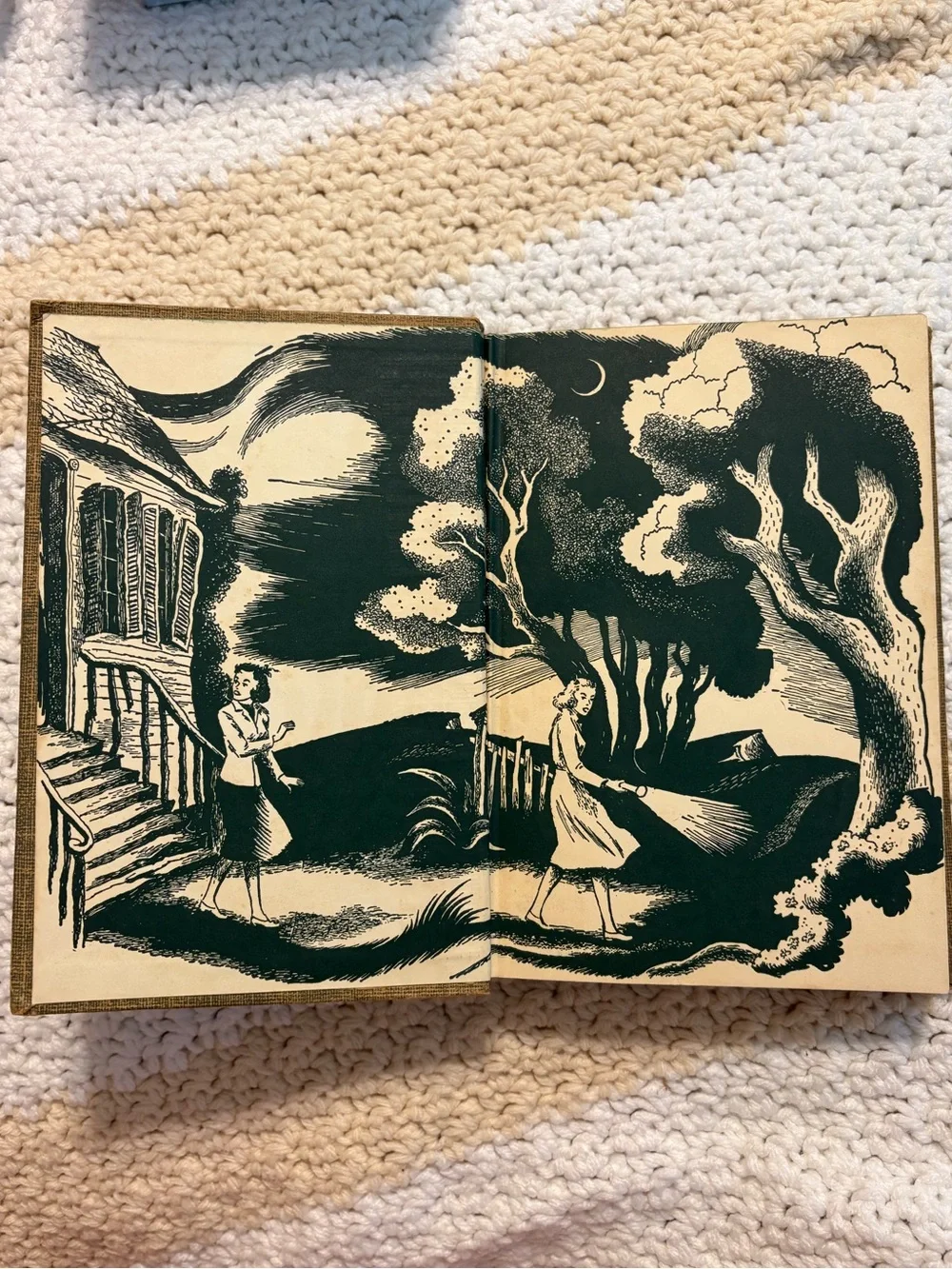1937 Vintage The Dana Girls Mystery Stories  The Circle of Footprints